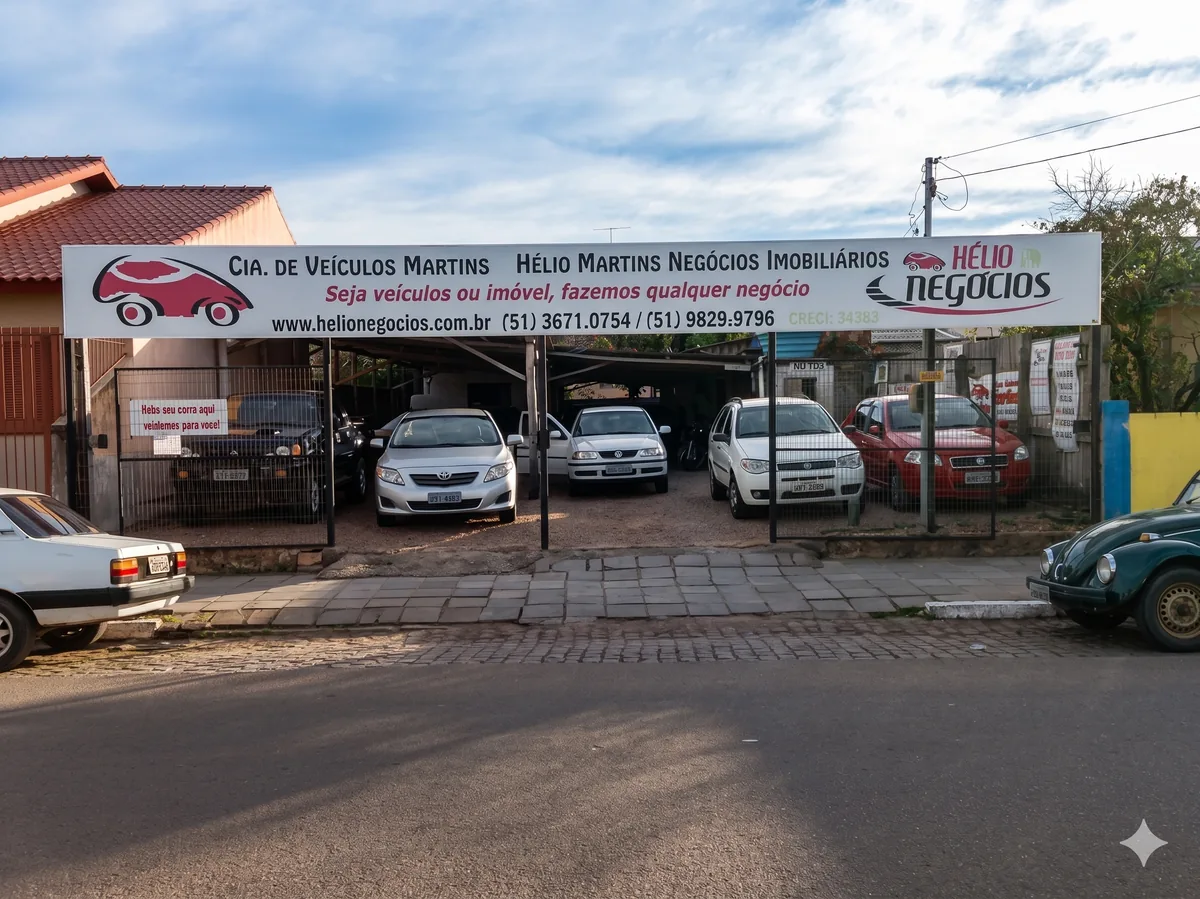Fachada da Cia. de Veículos Martins e Hélio Martins Negócios Imobiliários, 2011